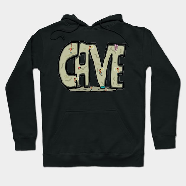 Cave Hoodie by Mark Ewbie